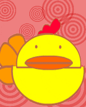 感恩小雞送祝福